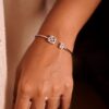Zircon Square Flexible Bangle
