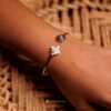 Floral Round Flexible Bangle
