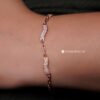 Wavy Zircon Stone Bracelet