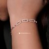 Stoned Frame Bracelet