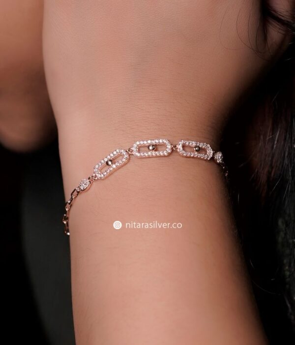Stoned Frame Bracelet