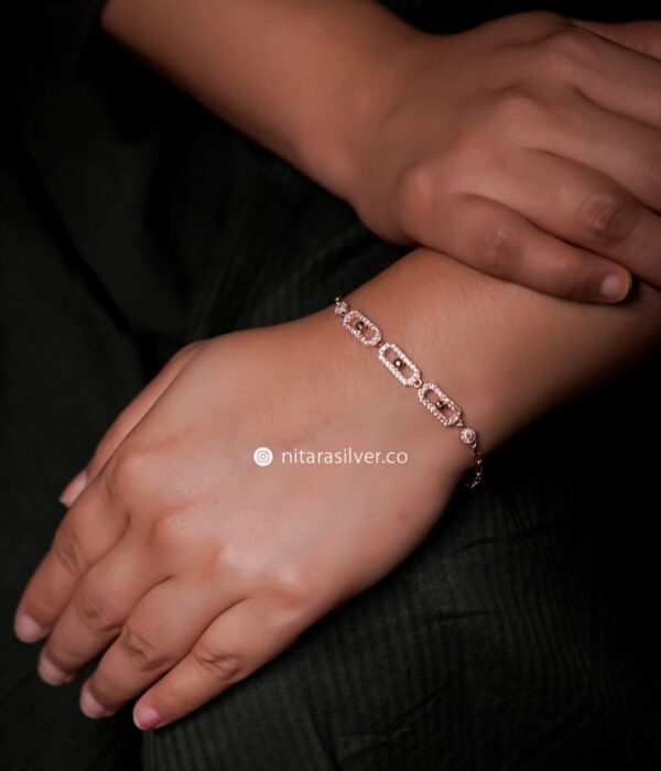Stoned Frame Bracelet