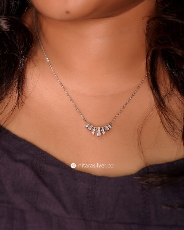 Baguette Pendant Chain