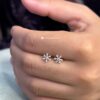 Snowflake Stud