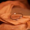 Snow Flake Flexible Bangle