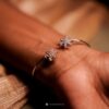 Snow Flake Flexible Bangle