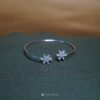 Snow Flake Flexible Bangle