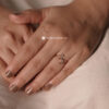 Moon Stone Adjustable Ring