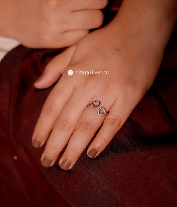Dual Heart Ring