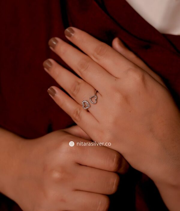 Dual Heart Ring